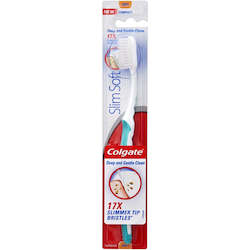 Manual Toothbrushes Biodegradable Oral Health Nz: Colgate Slimsoft Ultra Compact Head Toothbrush