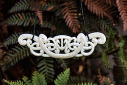 Bone Carvings: Bone breastplate Necklaces