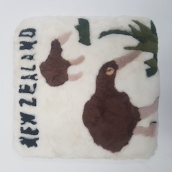 Auskin Sheepskin Cushion NZ Kiwis