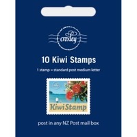 Retail postal service: Croxley mail kiwistamp booklet 10