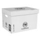 Filemaster archive box No.1 387l x 284w x 250dmm white