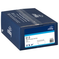 Croxley envelopes E13 seal easi non window white box 500