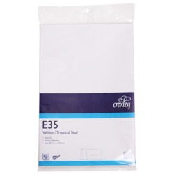 Croxley envelopes E35 tropical seal non window white pack 25