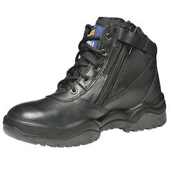 261020 - Zip Sider 6" Safety Boot - Black