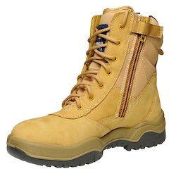 Oyster farming: Lace Up Zip Sider 8" Safety Boot