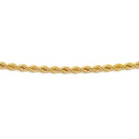 Jewellery: 9ct 50cm Rope Chain