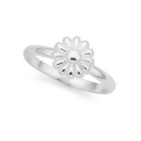 Jewellery: Sterling silver daisy ring