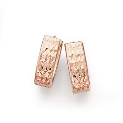 9ct rose gold earrings