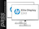 Dual (2x) 24" HP EliteDisplay E243 IPS LED Backlit LCD Monitors