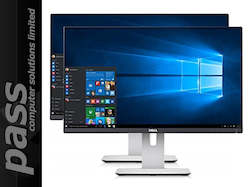 Dual (2x) 24" Dell UltraSharp U2415 IPS LED LCD Monitors | Condition: Excellent