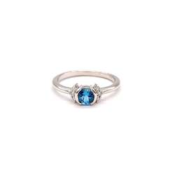 Jewellery: Swiss Blue Topaz Ring