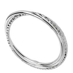 Jewellery: Sterling Silver Madame Luck Bangle