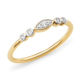 Yellow Gold Elegant Eye Diamond Ring