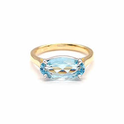 Jewellery: Aquamarine East Meets West Ring