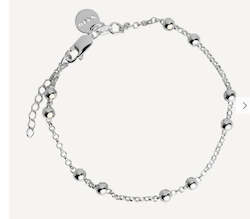 Jewellery: Silver Mattina Single Bracelet