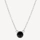 Heavenly Onyx Silver Necklace