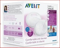 Pharmacy: Avent day disposable breast pads 30pk