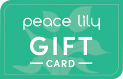 Bed: Peace Lily Gift Card