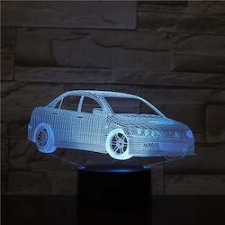 3D Light with Bluetooth Speaker - Cars