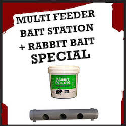 Multi Feeder Bait Station + Rabbit Bait Special