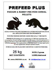 Pest Control: Pre Feed Plus Pellets (25kg)