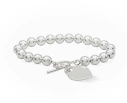 Jewellery: Silver Ball Bracelet