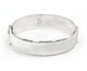 Solid Silver Oval Clasp Bracelet