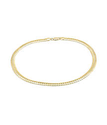 9ct Gold Solid Herringbone Necklace