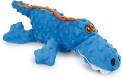 Squeaker Plush Gators Pet Toy for Small Dogs & Puppies, Soft & Durable