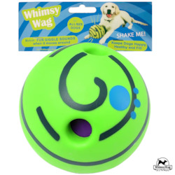 Whimsy Wag Giggle Glow Ball, Interactive Dog Toy