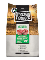 Pet: Stockman & Paddock Grain Free Beef 20kg x 1
