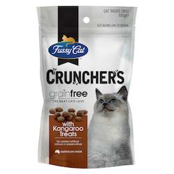 Pet: Fussy Cat Grain Free Treats Kangaroo Snackers 100g x 9