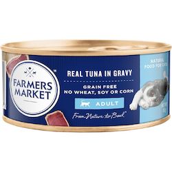 Pet: Farmers Market Adult Cat Real Tuna in Gravy 80g x 24