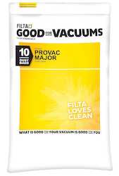 Filta Provac Major SMS Multi Layered Vacuum Cleaner Bags 10 PK