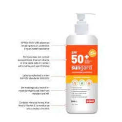 P P E : Esko Sungard SPF50 Sunscreen 500ml Pump Top