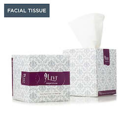 Livi Impressa Luxury Facial Tissue Cube 3 Ply 65 Sheets x 24 Cubes