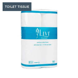 Paper : Livi Essentials Multipack Bathroom Tissue 2 Ply 220 Sheets 12 x 6 Pack