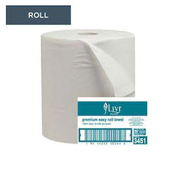 Livi Essentials White Auto Roll 2 Ply 160m