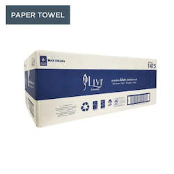 Livi Essentials Blue Slim fold Towel 2 Ply 200 Sheets