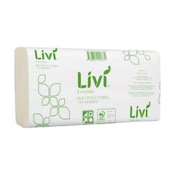 Livi Everyday Slimfold Paper Towel 1 Ply 200 Sheets