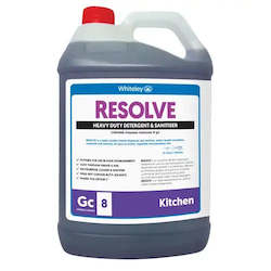 Chemicals: Whiteley Resolve Heavy Duty Detergent & Sanitiser  5L