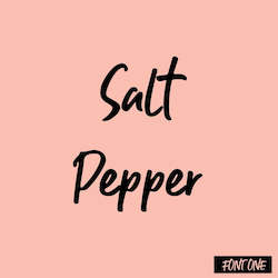 Internet only: Salt & Pepper Set
