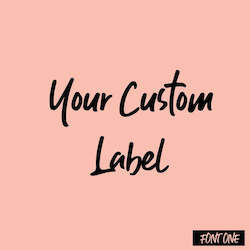 Internet only: Custom Labels