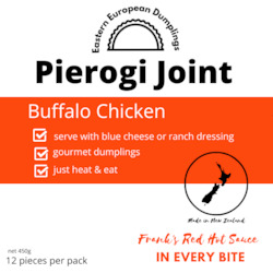 Buffalo Chicken Pierogi