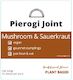 Mushroom & Sauerkraut Pierogi - vegan -