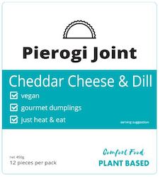 Cheddar Cheese & Dill Pierogi  -vegan-