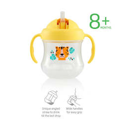 Mag Mag Straw Cup - Matte Yellow Tiger
