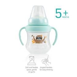 Baby wear: Mag Mag Spout Cup - Turquoise Sloth