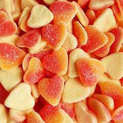 Confectionery: Sour Peach Hearts
