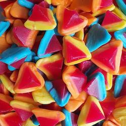 Confectionery: Multi Coloured Volcanoes